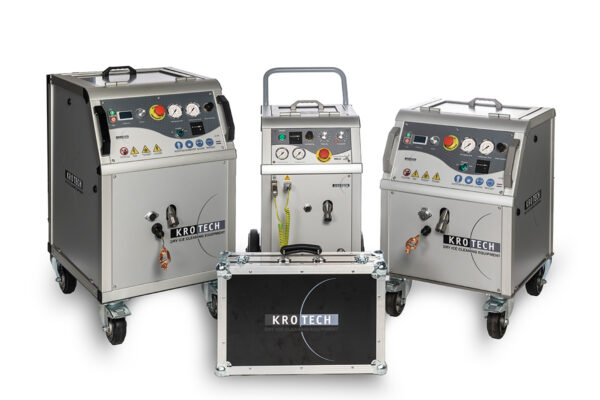 Droogijs machines van KroTech