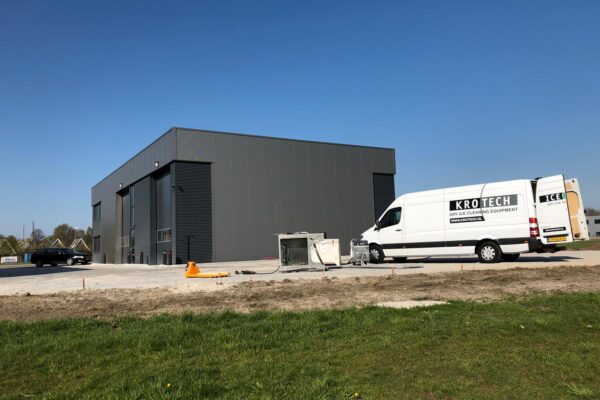 demontratie droogijsstralen droogijs krotech benelux