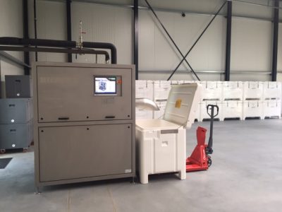 containet droogijs maker droogijsstralen droogijs krotech benelux